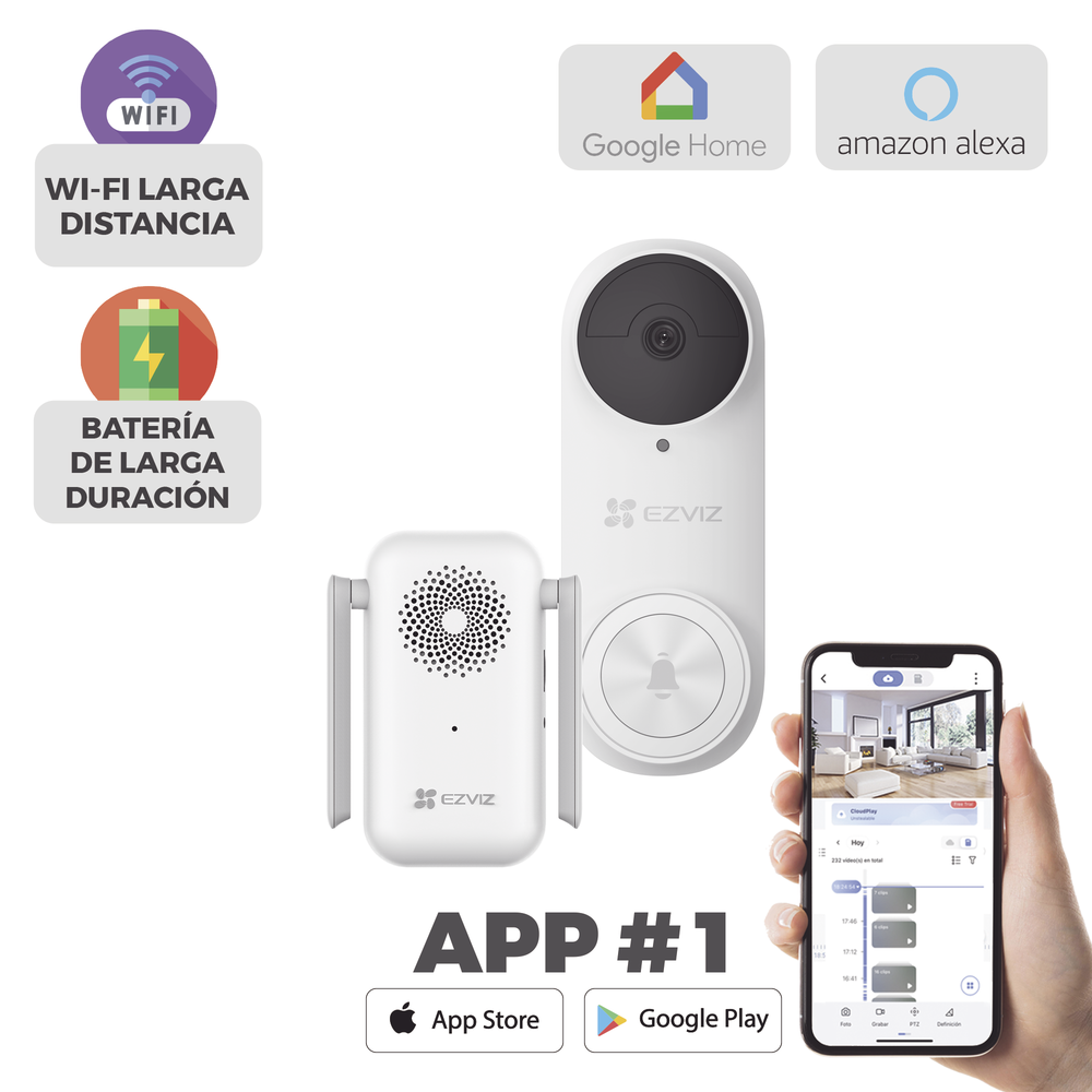 Cámara bala 2 Megapíxel / WiFi / Micrófono integrado